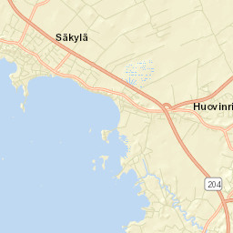 Säkylä Street Map