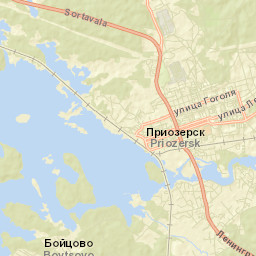 Priozersky Street Map
