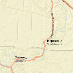 Olonets Street Map