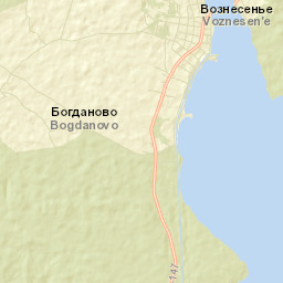 Voznesen’ye Street Map