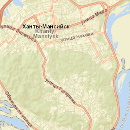 Khanty-Mansiysk Street Map