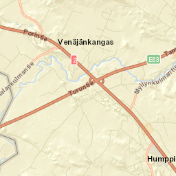 Humppila Street Map