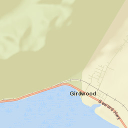 Girdwood Alaska Street Map