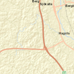 Bergby Street Map