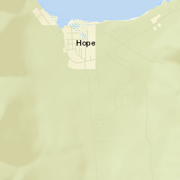 Hope Alaska Street Map