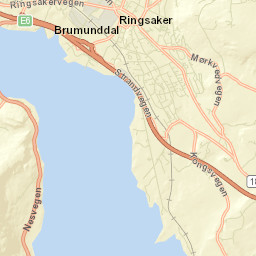 Brumunddal Street Map