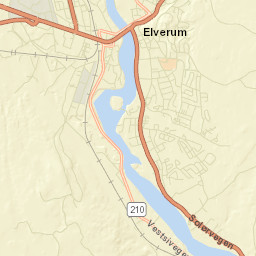 Elverum Street Map