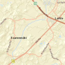 Laitila Street Map