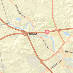 Forssa Street Map