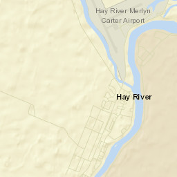 Hay River Street Map