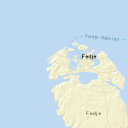 Fedje Street Map