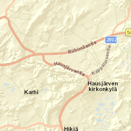 Hausjärvi Street Map