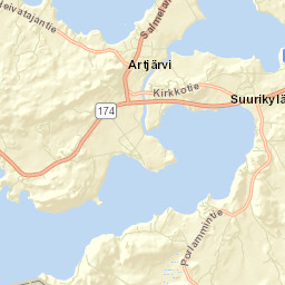 Artjärvi Street Map