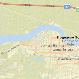 Lodeynoye Pole Street Map