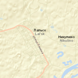 Lal’sk Street Map
