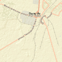 Pyt-Yakh Street Map