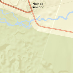 Haines Junction Street Map