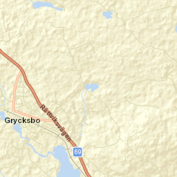 Grycksbo Street Map