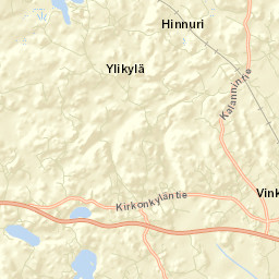 Vehmaa Street Map