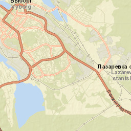 Vyborg Street Map