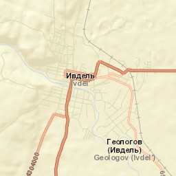 Ivdel’ Street Map