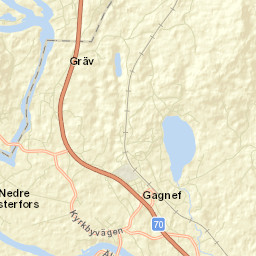 Gagnef Street Map