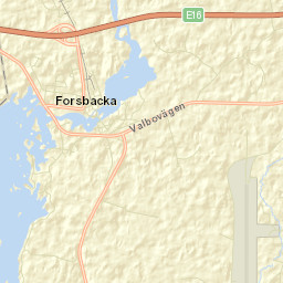 Forsbacka Street Map