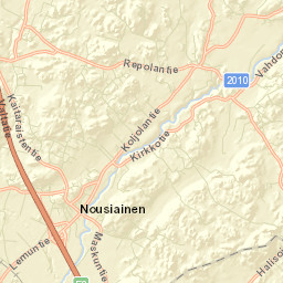 Nousiainen Street Map