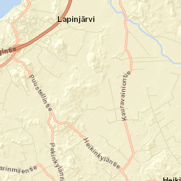 Lapinjärvi Street Map