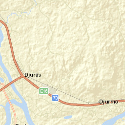 Djurås Street Map