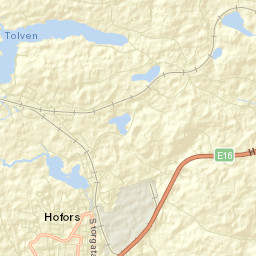 Hofors Street Map
