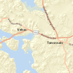 Taivassalo Street Map