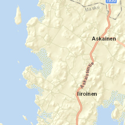 Askainen Street Map
