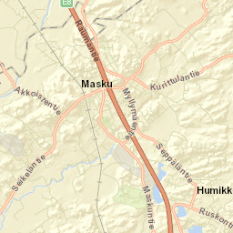 Masku Street Map