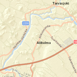 Tarvasjoki Street Map