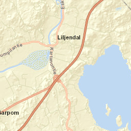 Liljendal Street Map