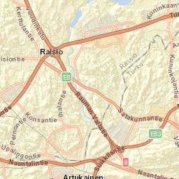 Raisio Street Map