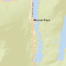 Moose Pass Alaska Street Map