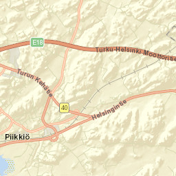 Piikkiö Street Map