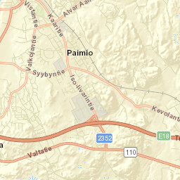 Paimio Street Map