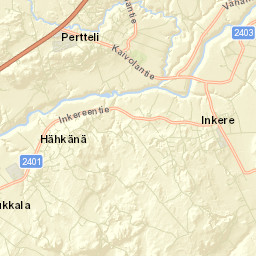 Pertteli Street Map