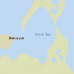 Mekoryuk Alaska Street Map