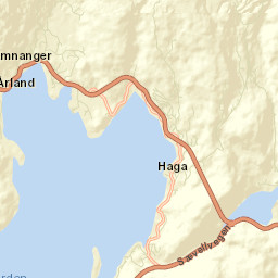 Samnanger Street Map