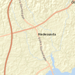 Hedesunda Street Map