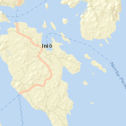 Iniö Street Map