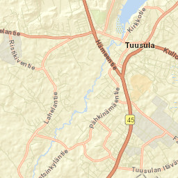 Tuusula Street Map