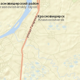 Krasnovishersk Street Map