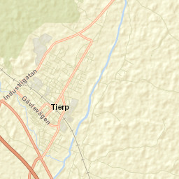 Tierp Street Map