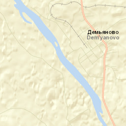 Dem’yanovo Street Map