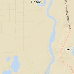 Kasilof Alaska Street Map